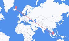 Flights from Kuching, Malaysia to Egilsstaðir, Iceland
