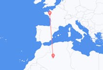 Flyrejser fra Timimoun, Algeriet til Nantes, Frankrig
