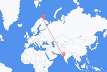 Voli from Mumbai, India to Kirkenes, Norvegia