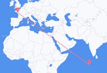 Flights from Gan, Maldives to Nantes, France
