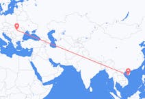 Flyg från Sanya, Kina till Cluj-Napoca, Rumänien