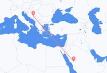 Flights from Medina to Sarajevo
