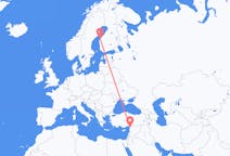Flights from Hatay Province, Turkey to Vaasa, Finland