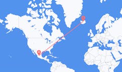 Flights from Aguascalientes City, Mexico to Akureyri, Iceland