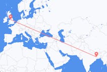 印度出发地 杜爾加布爾飞往印度目的地 曼徹斯特的航班