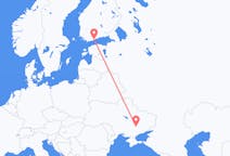 Flyrejser fra Zaporizhia, Ukraine til Helsinki, Finland