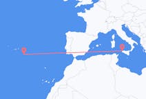 Flights from Santa Maria Island, Portugal to Trapani, Italy