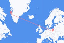 Flights from Łódź, Poland to Sisimiut, Greenland