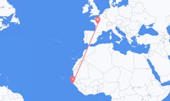 Flyreiser fra Cap Skiring, Senegal til Poitiers, Frankrike