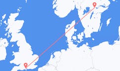Loty z miasta Southampton do miasta Örebro