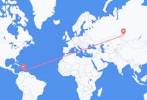 Flüge von Willemstad, Curaçao nach Nowosibirsk, Russland