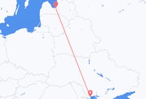 Vols de Riga, Lettonie pour Odessa, Ukraine