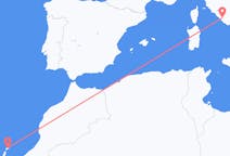 Flyg från Rom, Italien till Lanzarote, Spanien