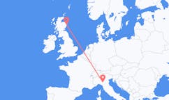 Flights from Parma, Italy to Aberdeen, the United Kingdom