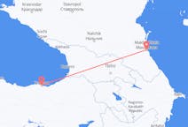 Vluchten van Machatsjkala, Rusland naar Trabzon, Turkije