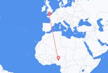 Flyreiser fra Abuja, Nigeria til Rennes, Frankrike
