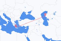 出发地 哈萨克斯坦出发地 阿克套目的地 希腊哈尼亚的航班