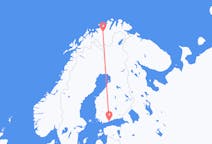 핀란드 헬싱키에서 출발해 노르웨이 알타로(으)로 가는 항공편