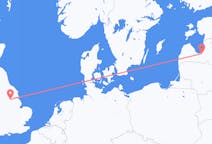 Fly fra Riga til Doncaster
