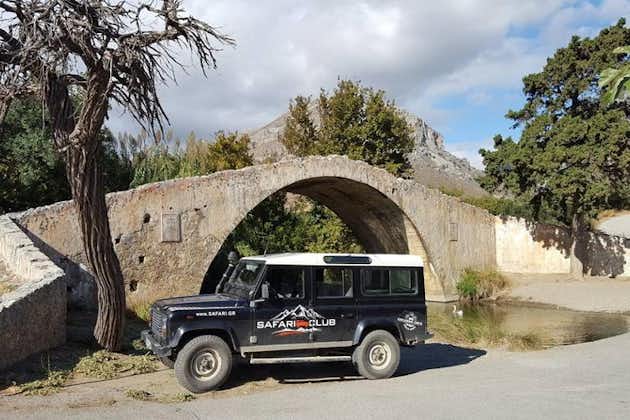 Land Rover Safari de día completo desde Rethymno con almuerzo, natación