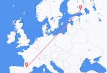 Flights from Lappeenranta, Finland to Lourdes, France