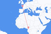 Flyg från Yaoundé, Kamerun till La Rochelle, Frankrike