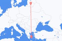 Flyg från Kaunas, Litauen till Plaka, Grekland