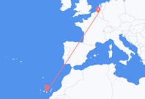 Flyreiser fra Las Palmas, Spania til Brussel, Belgia