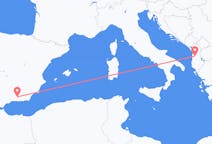 Flyreiser fra Tirana, Albania til Granada, Spania