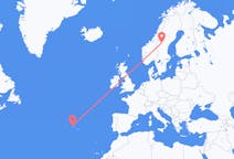 Flights from Graciosa, Portugal to Östersund, Sweden