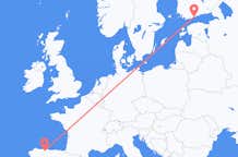Flug frá Santiago del Monte til Helsinki