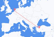 Flüge von Rotterdam, die Niederlande nach Kütahya, die Türkei
