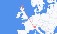 Flyg från Genua, Italien till Inverness, Italien