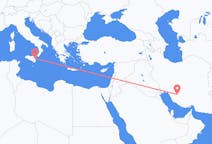 Flyg från Shiraz, Iran till Catania, Italien