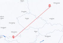 Flights from Łódź, Poland to Innsbruck, Austria
