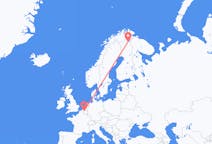 Flyreiser fra Brussel, Belgia til Ivalo, Finland
