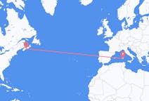 Flyreiser fra Halifax, til Cagliari