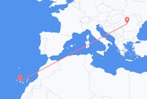 出发地 罗马尼亚出发地 錫比烏目的地 西班牙特内里费岛的航班