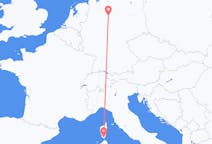 Vluchten van Figari, Frankrijk naar Hannover, Duitsland