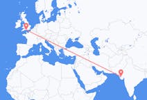 Flyreiser fra Kandla, India til Bournemouth, England