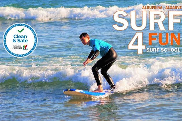 Surflektion i Albufeira