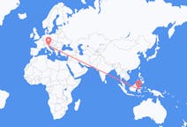 Flyreiser fra Palu, Indonesia til Venezia, Italia