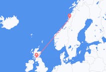 ตั๋วเครื่องบินจากเมืองMosjøenไปยังเมืองกลาสโกว์
