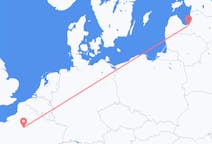 Flyrejser fra Paris, Frankrig til Riga, Letland