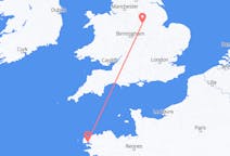 Flights from Brest, France to Nottingham, the United Kingdom