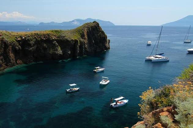Excursión de un día por las islas Eolias desde Taormina: Estrómboli y Panarea
