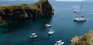 Heldagstur till Eoliska öarna från Taormina: Stromboli och Panarea