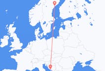 Vluchten van Split naar Örnsköldsvik