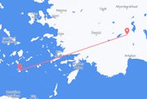 Flights from Isparta, Turkey to Santorini, Greece