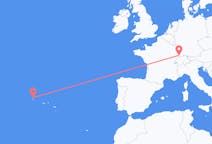 Flights from Corvo Island, Portugal to Basel, Switzerland